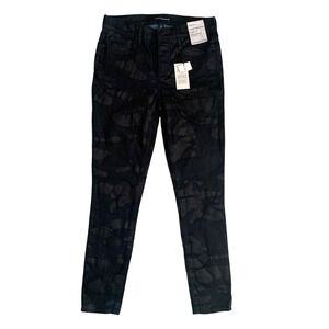 Calvin Klein Women's Size 28 Mid Rise Skinny Camo Print Button Fly Denim Jeans